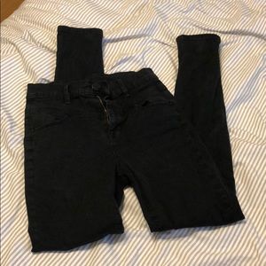 BDG twig high rise black skinny jeans